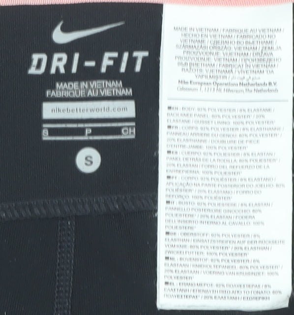 Nike Women's Black Pink Compression Leggings S