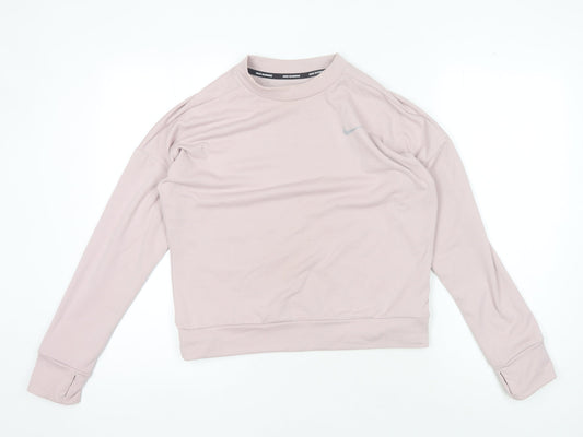 Womens UK Size XS Nike Pink Running & Jogging T-Shirt