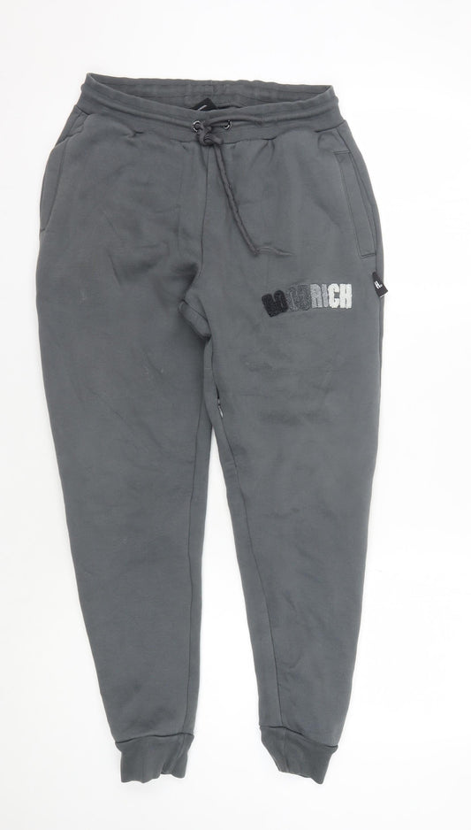 Mens UK Size XS Hoodrich Relaxed Fit Jogger Grey Trousers