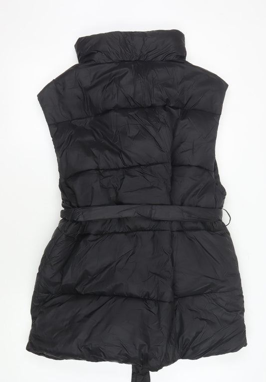 H&M Black Women's Puffer Jacket M - Winter Casual Style