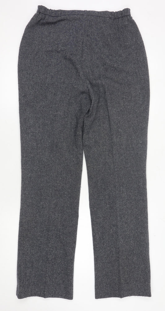 Cotswold Collections Grey Wool Women's Trousers Size 12