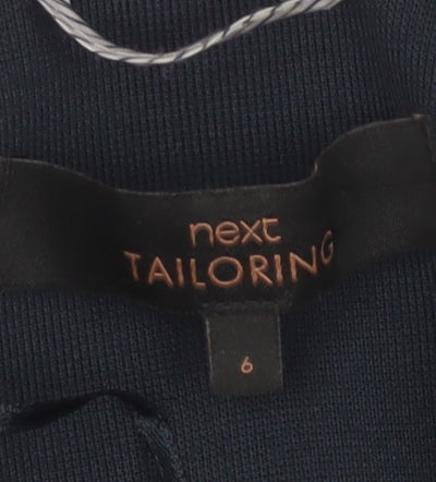 Next Women's Black Double-Breasted Blazer Size 6