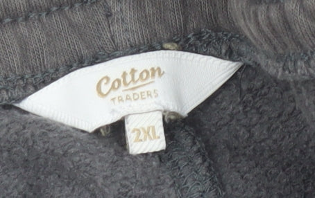 Cotton Traders Men's Grey Jogger Trousers 2XL