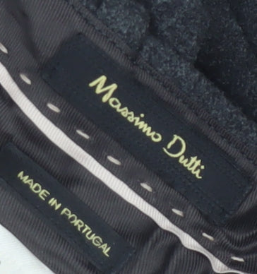 Massimo Dutti Women's Black Trousers Size 10