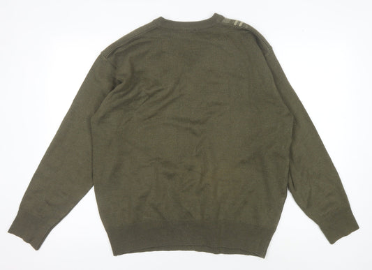 Gabicci Men's Green XL Pullover Jumper