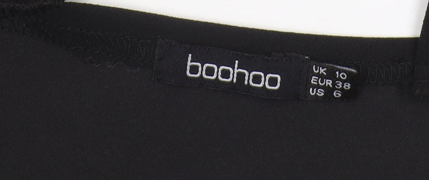 Womens UK Size 10 Boohoo Black