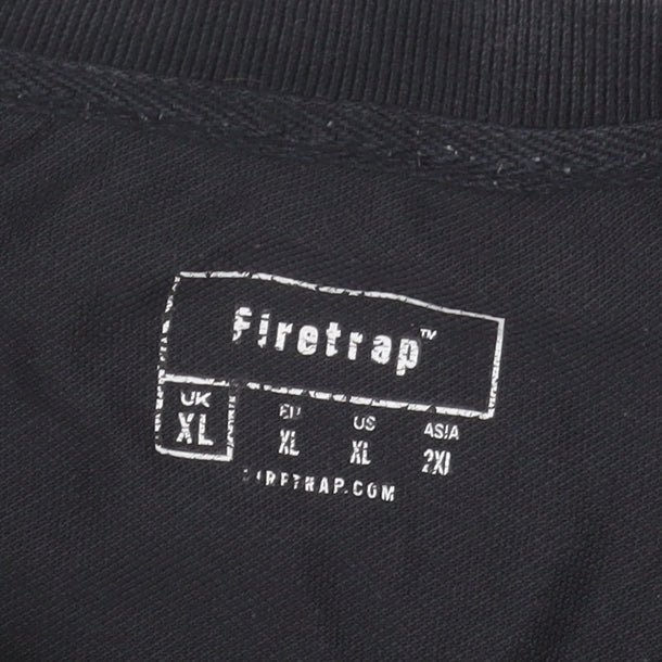 Firetrap Men's Black Polo Shirt XL