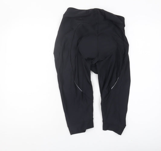 Madison Women's Black Activewear Trousers, Size 14, Elastic Waist