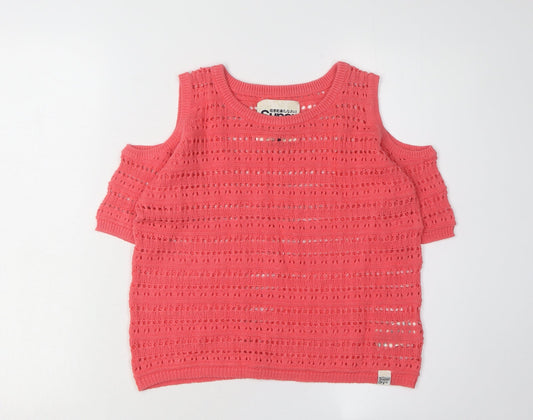 Womens UK Size XS Superdry Red Pullover Jumper
