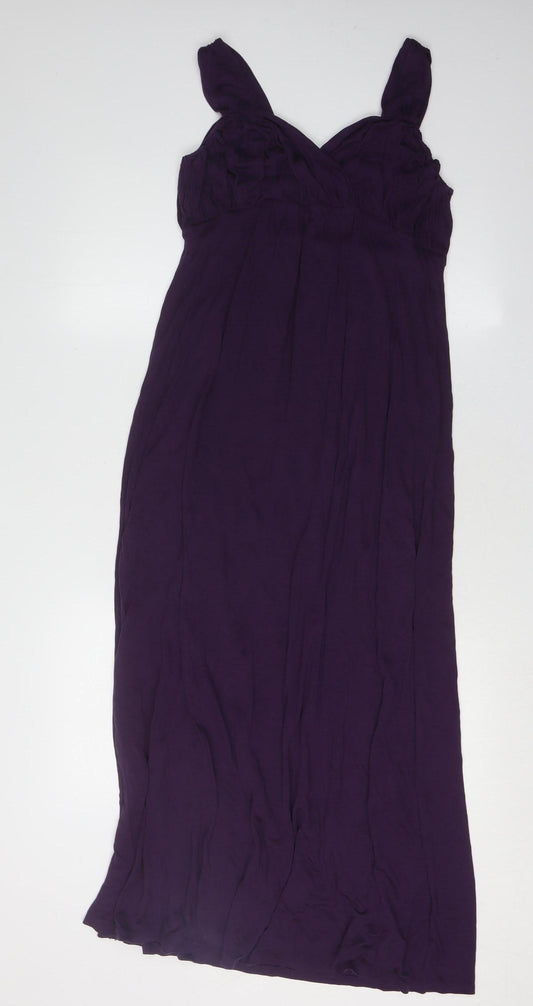 Boden Women's Purple Long Sleeveless Dress