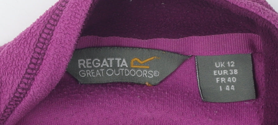Regatta Women's Purple Sweatshirt Size 12