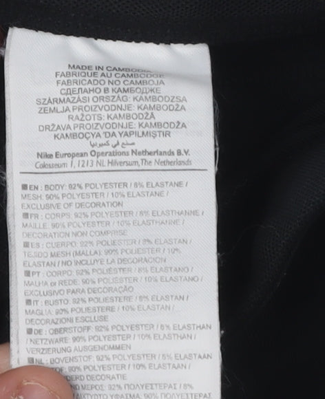 Nike Women's Black Capri Running Trousers - Small