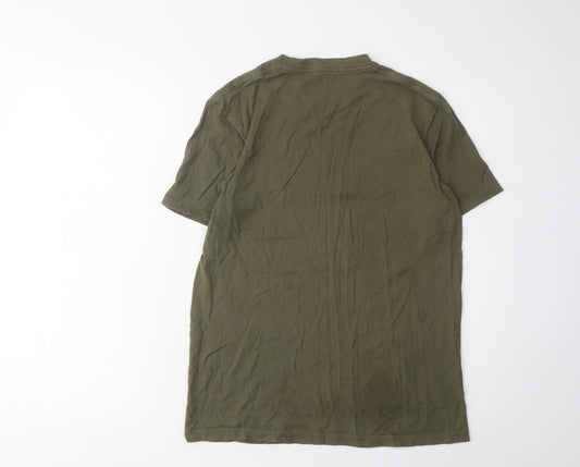 Mens UK Size XS Converse Green T-Shirt