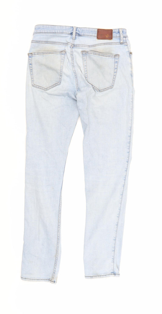 Abercrombie & Fitch Men's Blue Straight Jeans M