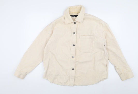 Womens UK Size XS Zara Beige