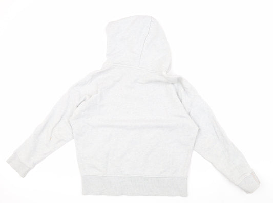 Adidas Womens Grey Pullover Hoodie XS Logo Casual