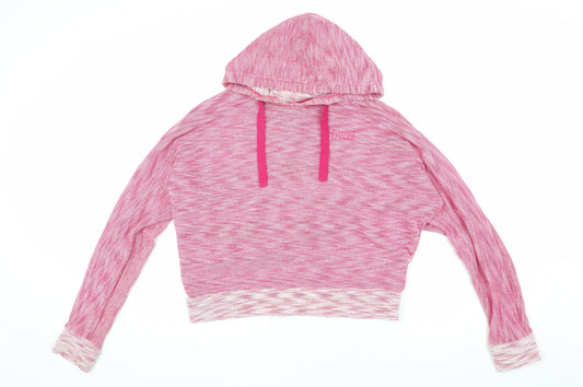 Womens UK Size 12 Everlast Pink Pullover Hoodie
