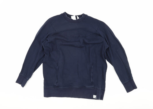 Additional front view of Adidas Women's Blue Pullover Sweatshirt, size 12
