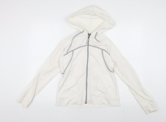 Womens UK Size S Champion White Basic Jacket