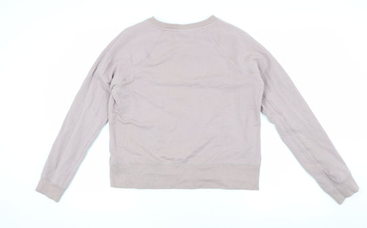 DKNY Women's Beige Logo Sweatshirt Size S