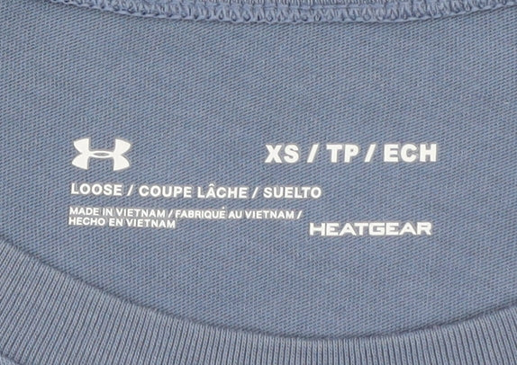 Unisex Adults UK Size XS Under armour Blue Tank