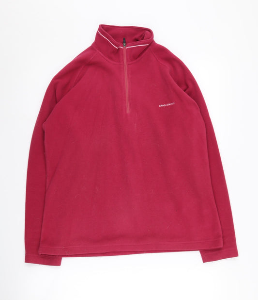 Womens UK Size 12 Craghoppers Red Sweatshirt