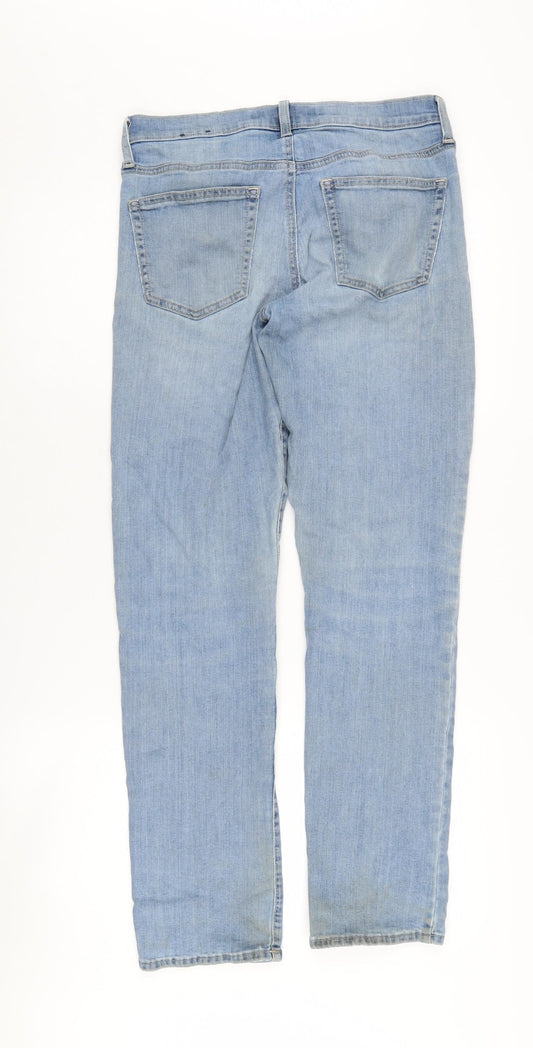Womens UK Size 6 Gap Classic Fit Straight Blue Jeans
