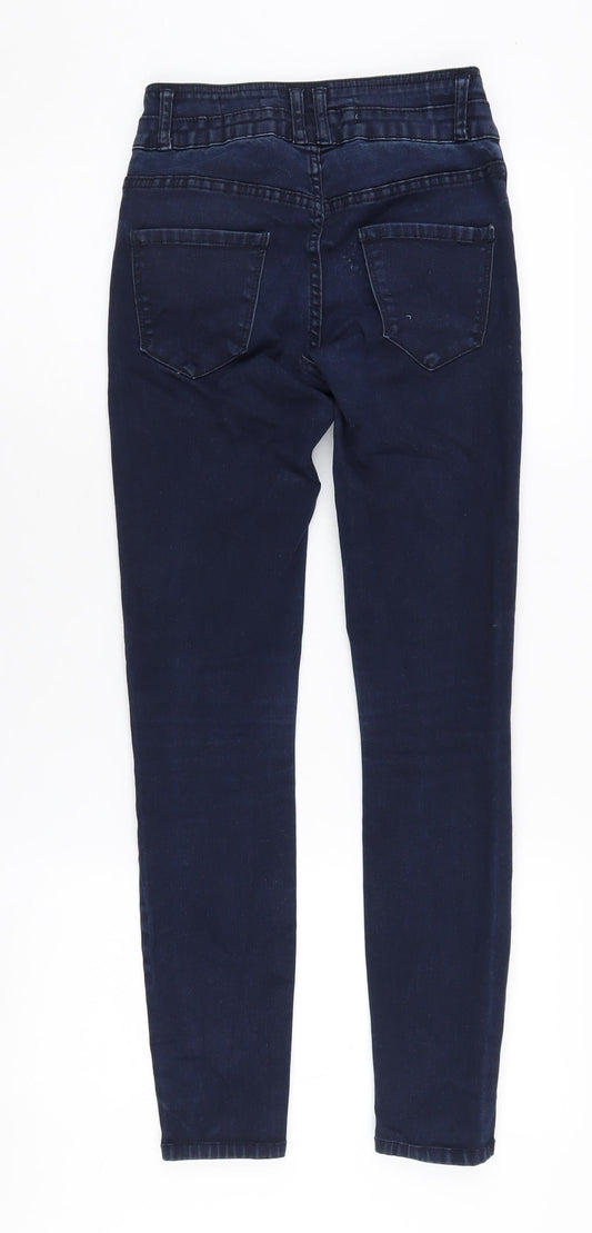 New Look Women’s Blue Skinny Jeans UK 6 Petite