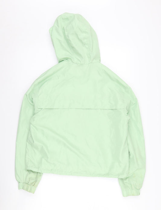 H&M Divided Women's XS Mint Green Windbreaker Jacket
