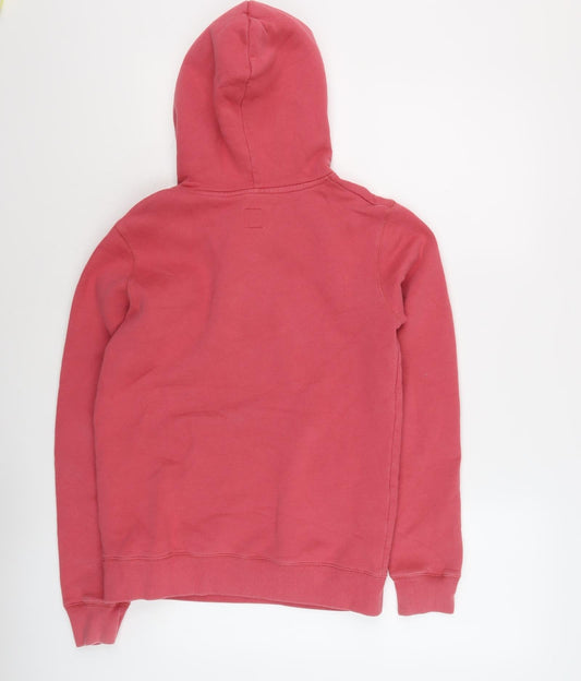 Womens UK Size 8 Jack Wills Pink Pullover Hoodie