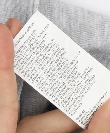 Puma Unisex Grey 2XL Pullover Hoodie - Activewear