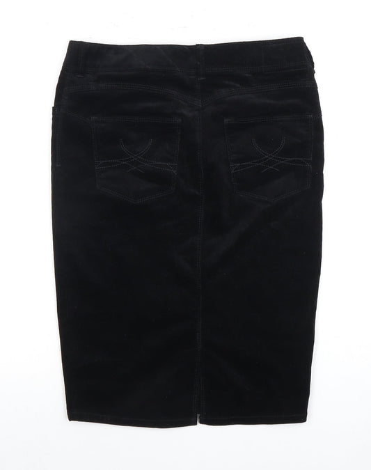 Marks and Spencer Women's Black Pencil Skirt Size 8