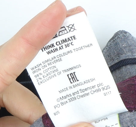 Marks and Spencer Black Men's Trousers, Size 40