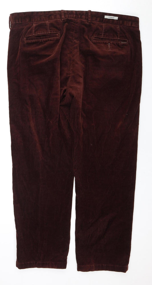 Marks and Spencer Men's Brown Corduroy Trousers