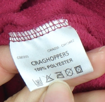 Womens UK Size 12 Craghoppers Red Sweatshirt