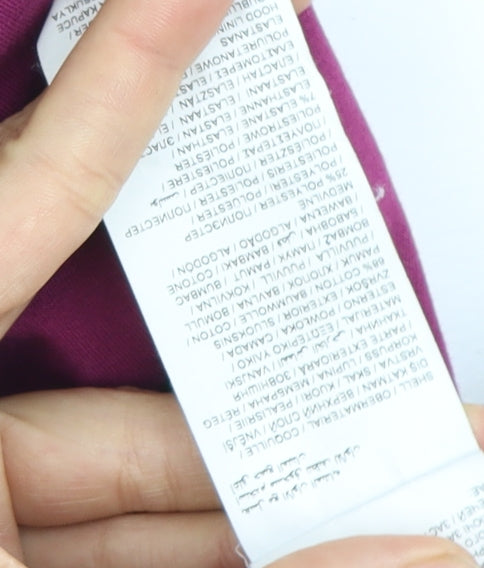 Puma Women's Purple Full Zip Hoodie Size 8