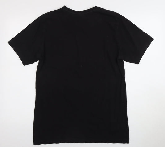 Nicce Men's Black Graphic Print T-Shirt M