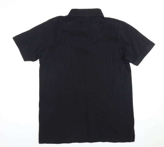 James Pringle Men's Black Polo Shirt S