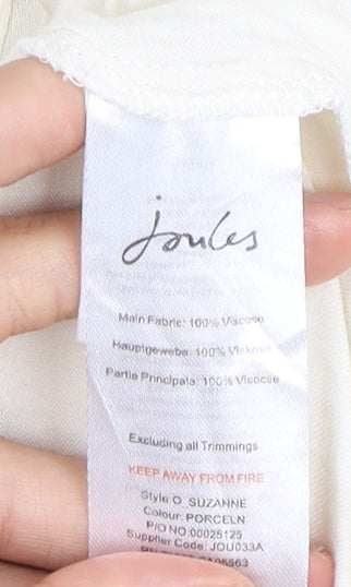 Womens UK Size 12 Joules Ivory Blouse
