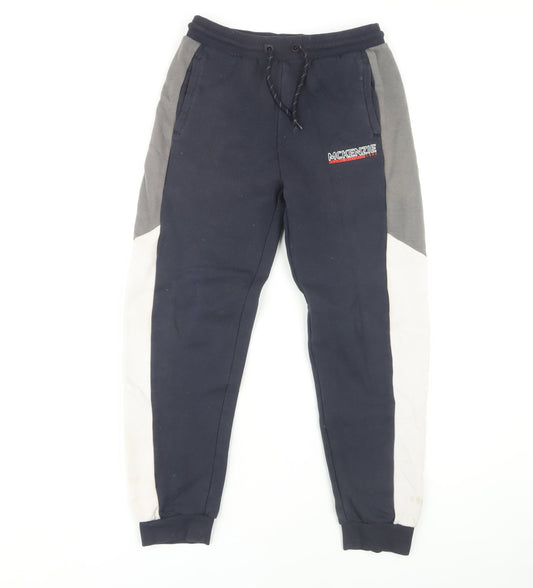 McKenzie Boys Blue Jogger Trousers 13-15 Years Casual
