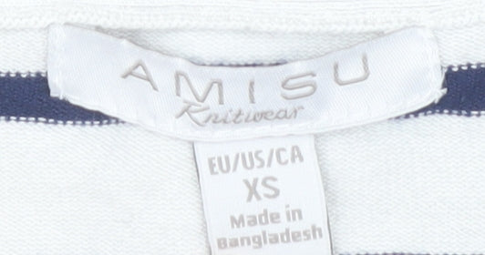 Womens UK Size XS Amisu Multicoloured Cardigan Jumper