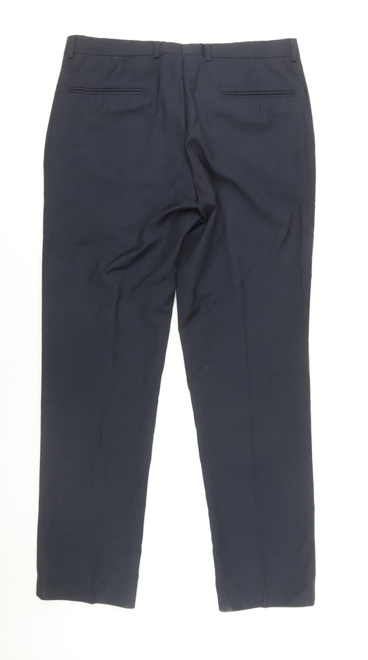 Blazer Men's Blue Dress Pants - Regular Fit