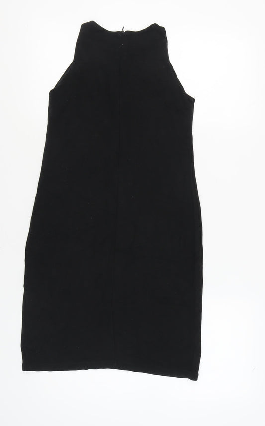 Zara Women’s Black Sleeveless Sheath Dress M