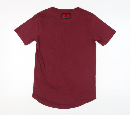 Mens UK Size M DFND Red T-Shirt