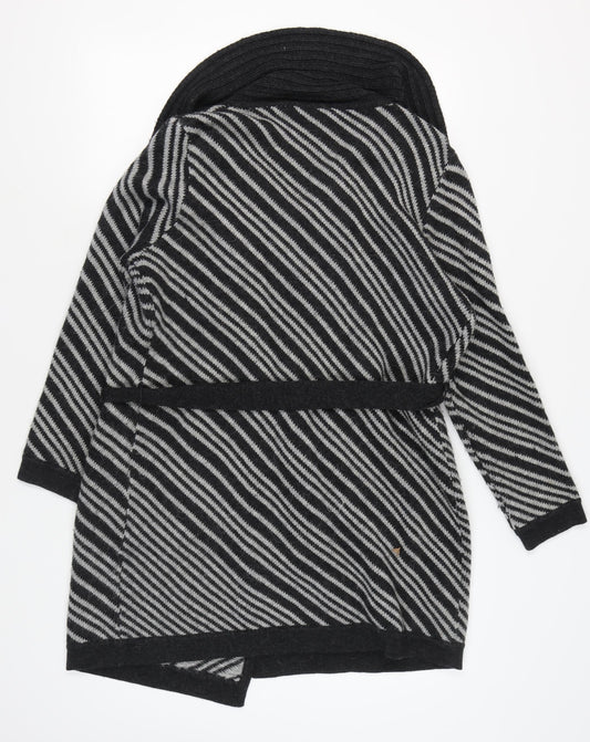 Womens UK Size L Viyella Black Cardigan Jumper