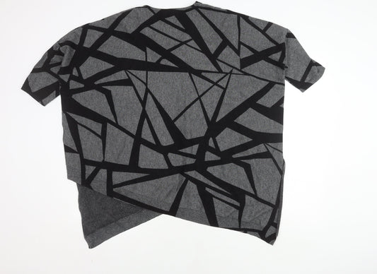 Womens UK Size M Phase Eight Black Poncho Jumper