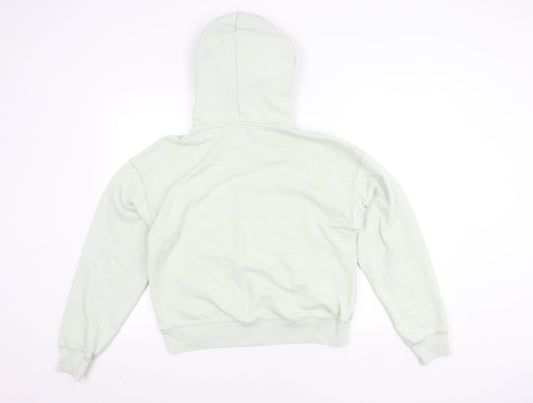 Abercrombie & Fitch Women's White Hoodie S Pullover Logo