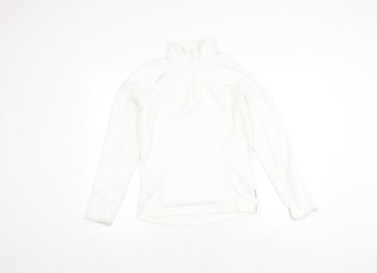 Womens UK Size XS DECATHLON White Sweatshirt
