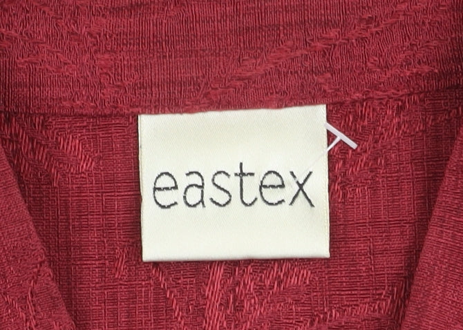 Womens UK Size 10 Eastex Red Blouse