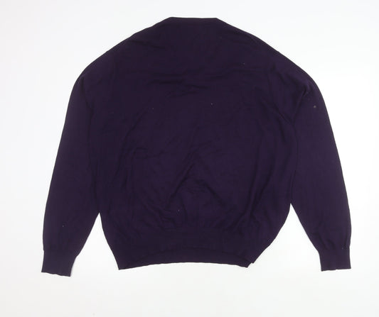 Marks and Spencer Men's XL Purple Pullover Jumper